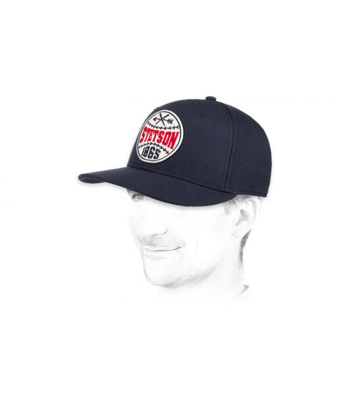 berretto da baseball Stetson Baseball Cap navy